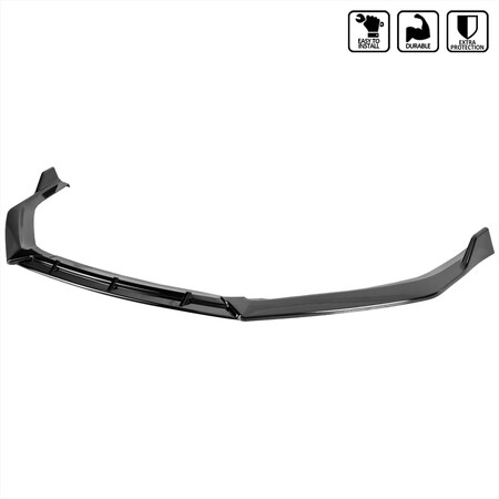 Spec-D Tuning FRONT BUMPER LIP - GLOSSY BLACK LPF-SON18GB-PQ